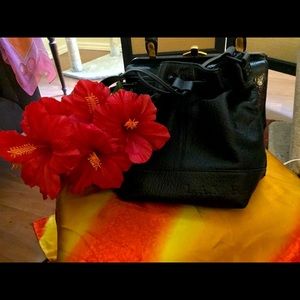 Lamb Baby hobo bag Black Leather